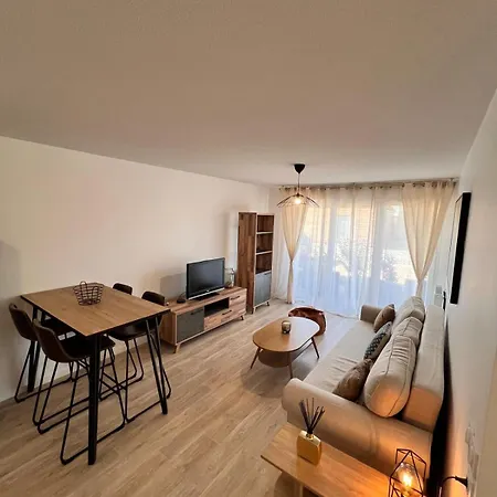T2 Cosy Avec Terrasse & 2 Parkings Prives Apartamento *